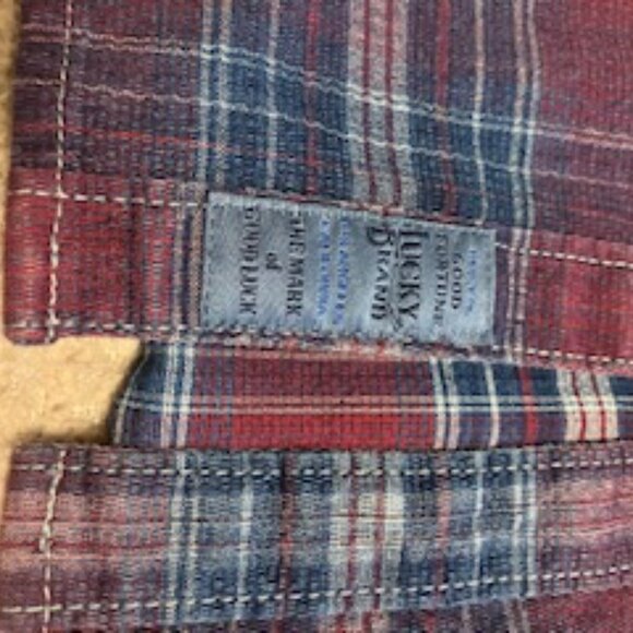 Lucky Brand Snap L/S Shirt  Size M - Picture 6 of 8